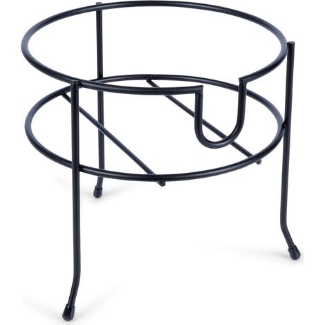 SOPORTE PARA TARROS CON GRIFO, BASE DE METAL NEGRO PARA JARRAS DE 20 CM (1/5)