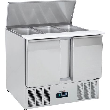 Refrigerador Casselin saladette de préparation 2 puertas 182 W 258 L
