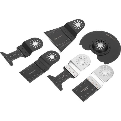 Kit de 21 lames de scie oscillantes en acier à haute teneur en carbone pour carrelage et mortier (1/5)