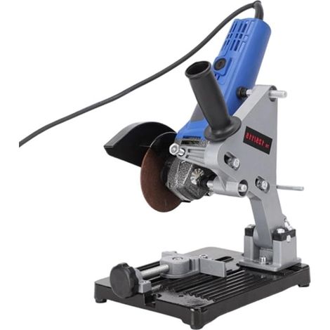 Support de meuleuse d'angle réglable en alliage d'aluminium pour couper les tâches de meulage - Support fixe multifonction portable pour utilisation en atelier - Base stable (A) (1/5)