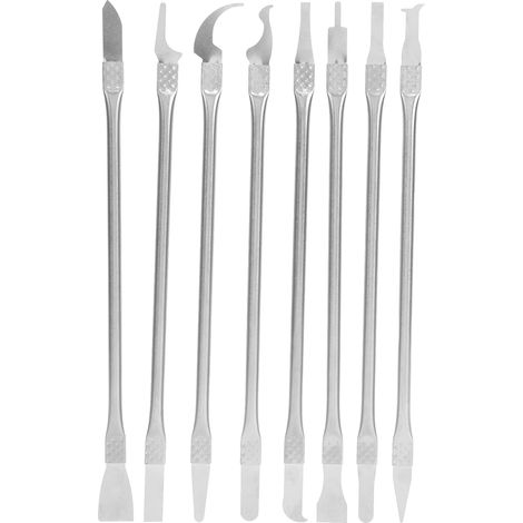 ZAICOLER Chip-Reparaturmesser, XRD - 2108A 8-teiliges RELOVAU CPU Handy-Chip-Reparaturmesser-Set Werkzeuge Handy-Werkzeuge Aluminium für die Demontage.