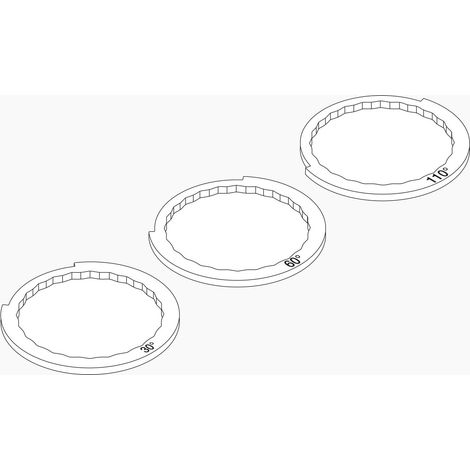 Dornbracht Schwenkbegrenzungsset, 3 Stück, 1282197090