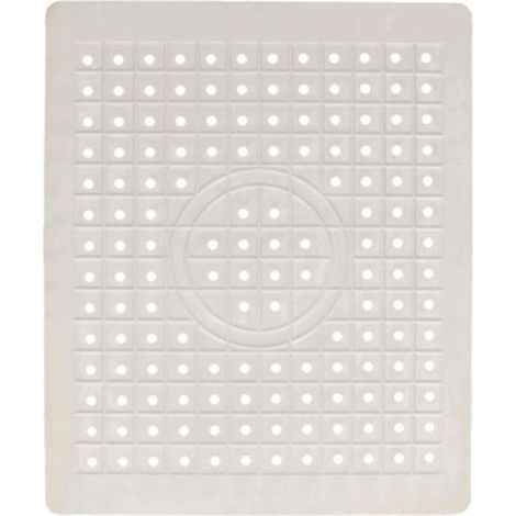 Tapis d'évier rectangulaire en caoutchouc - 31 x 26 cm - Protège l'évier et la vaisselle des rayures - Pour évier ou lavabo carré