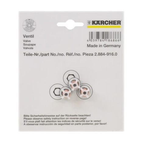 Karcher - set di valvole (3 pz.) - 28849160 - 4039784186866