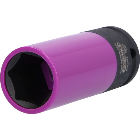 KS-Tools 515.1078 1/2'' Alu-Felgen Kraft-Stecknuss robust, lang, 23mm (1/3)
