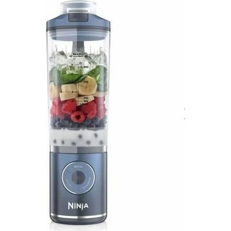 Ninja BC251EUNV frullatore 0,57 L Frullatore portatile Blu, Trasparente (1/5)