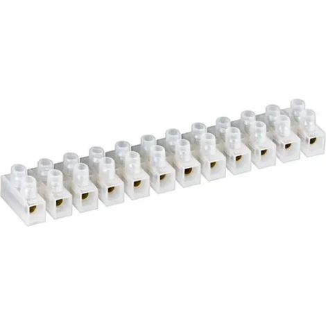 Fixpoint Blocco di collegamento elettrico trasparente 10 pezzi