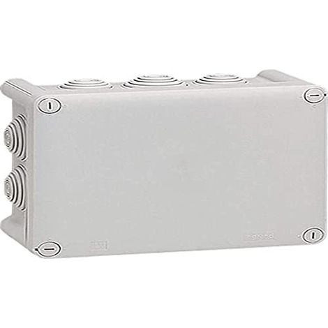 Boîte de dérivation rectangulaire Plexo dimensions 220x170x86mm - gris RAL7035 - 092062 - LEGRAND