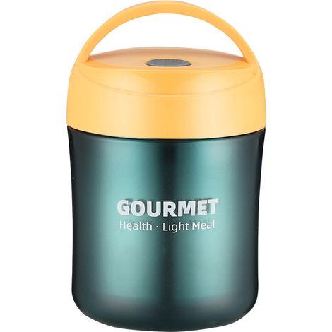 Botella de agua isotérmica de acero inoxidable, a prueba de fugas para sopas y agua, ideal para la oficina y los viajes. (1/5)