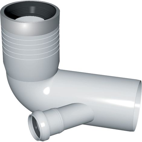 SCELTO DA DESIVERO P.p. curva wc prolungata d.110 c/a.dx50 codice prod: DSV01060 (1/3)