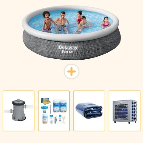 Bestway Bestway Fast Set Ronde - 366x76 cm - 5-pièces S302 (1/5)