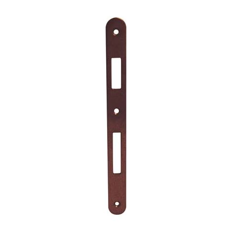 CONTROPIASTRA X SERRATURA PATENT 040T BONAITI - F.MM 22 B.TONDO BRONZATO- 5 pezzi