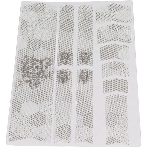 Ruban de guidon épais antidérapant, protection pour cadre de vélo VTT et route, stickers décoratifs motifs crâne et serpent résistants.