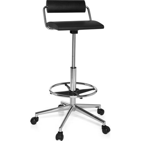 Arbeitsstuhl / Bürostuhl TOP WORK 28 schwarz hjh OFFICE (1/5)