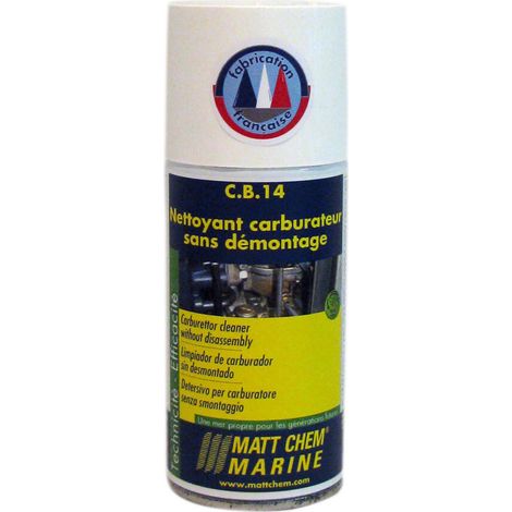 Aerosol nettoyant carburateur sans démontage CB14 - MATT CHEM - 150 ml