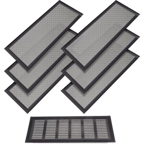 Grilles de ventilation de sol, grilles de ventilation rectangulaires, grilles de ventilation de sol magnétiques en PVC (1/5)