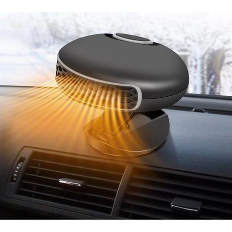 Ventilador de aire caliente para coche de 12 V,calefactor cuadrado plegable,ventilador de aire caliente para descongelar y desempañar coches (1/2)