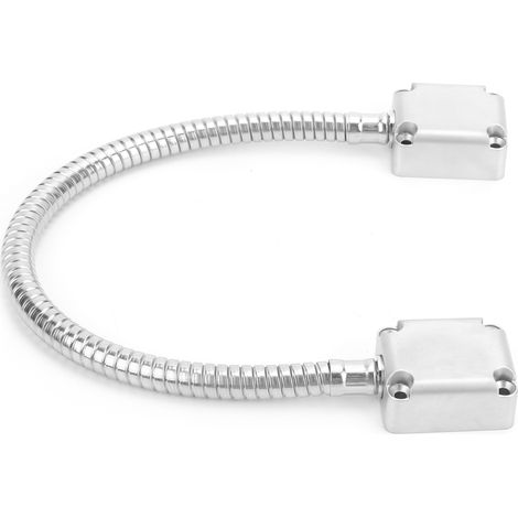 Boucle de câble en acier inoxydable pour porte, protection de câbles pour contrôle d'accès et installation extérieure (1/5)