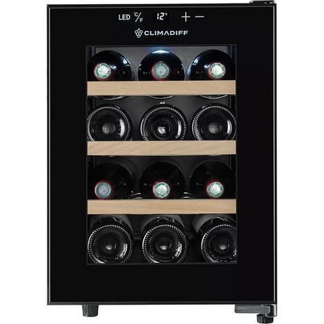 CLIMADIFF Cave de service CUVEE12 – 12 bouteilles – Ultra silencieuse