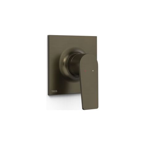 Pièce apparente pour boîtier encastré 1 voie Rapid‑box Project Noir bronze - TRES 22127810KMB