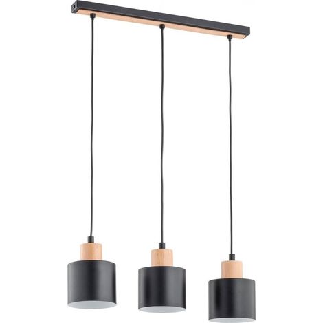 [NEUWERTIG] B-Ware Envostar Hängeleuchte Pendelleuchte Ilva Leuchte Lampe schwarz dreiflammig (1/2)