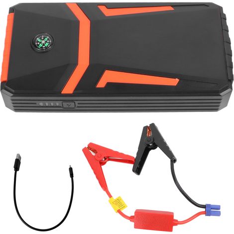 Batterie de démarrage portable 5000mAh, booster de voiture ignifuge, pack d’énergie pour véhicules, motos, bateaux (1/5)