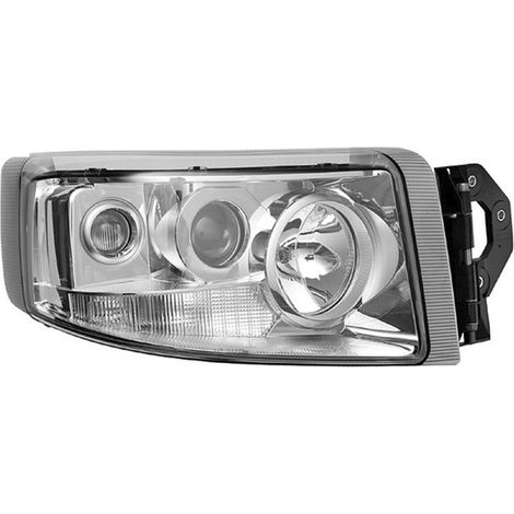 PROIETTORE DESTRO MANUALE CROMATO  (24V-H1-H3- H7-PY21W-W5W) - RENAULT - Nuovo Premium - 5010578476
