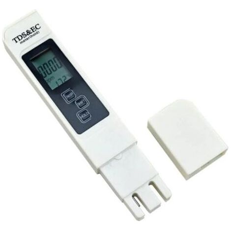 Testeur numérique de qualité de l'eau TDS EC, plage de 0 à 9990, compteur de température pour la pureté de l'eau, testeur PPM (1/5)