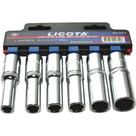 Coffret de Douilles 1/2 Pouce, 6 Pièces, SW 10-19 mm (1/5)