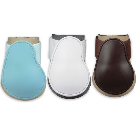 Pony, Marrone: Paranocche per cavalli in pvc con chiusura a strappo e imbottitura in neoprene