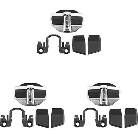 3X Protectores estabilizadores de hebilla de cerradura de puerta TRD para Toyota Camry RAV4 Sienna Crown Yaris CROSS (1/5)