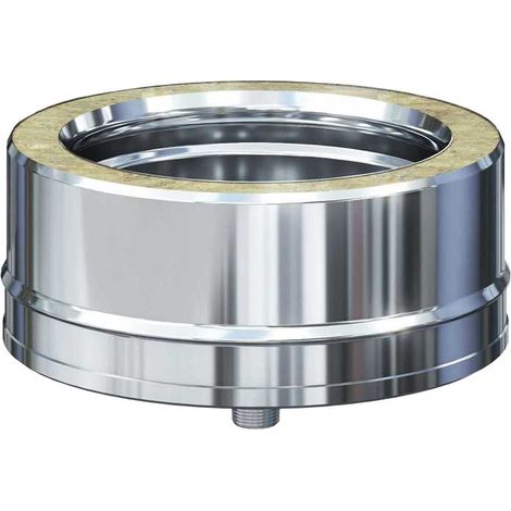 Tappo scarico condensa doppia parete diametro 130/180 mm