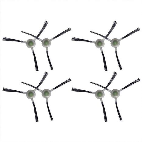 Lot de 8 brosses latérales de rechange pour aspirateur M210, M210S, M210B et M213 (pièce n° 3 : brosses latérales). (1/5)