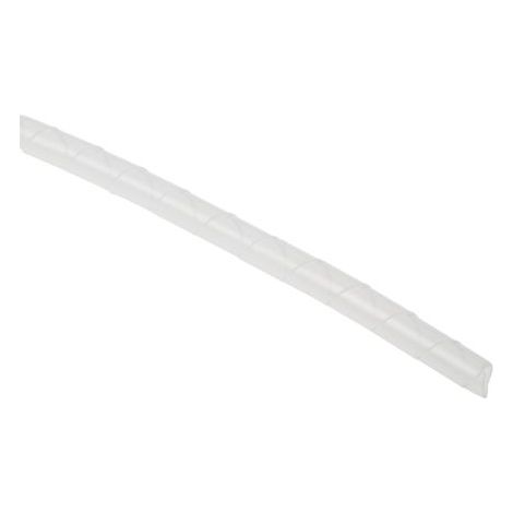 Gaine de câble spiralée RS PRO, Ø 4mm  25mm, Ø int 4mm en Polyéthylène ( Prix pour sachet de 10 Mètres )