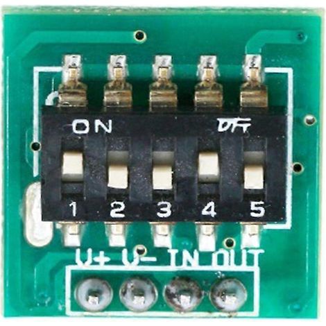 Minuterie temporisée 10S-24H, module relais temporisé réglable 3,3V-28V (1/5)