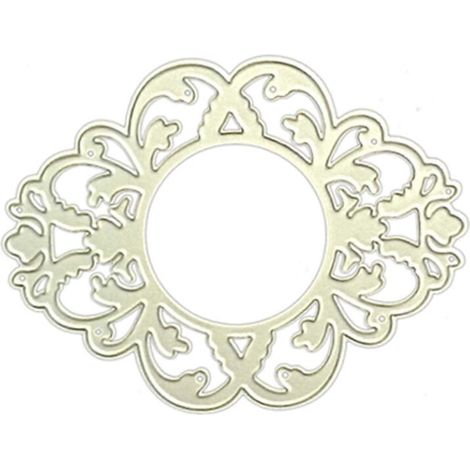 Matrices de découpe pour macramé effet miroir, pochoirs, scrapbooking, album DIY, tampons, papier cartonné pour cartes de vœux faites main, gaufrage, décoration, projets de loisirs créatifs (1/5)
