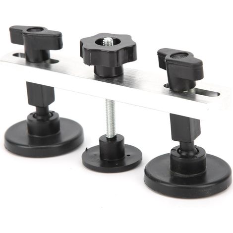Dieses Werkzeugset eignet sich zur Reparatur von Dellen an Karosserien aus Aluminium und Kunststoff, ohne Spuren zu hinterlassen.