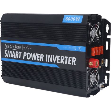 Reiner Sinus-Wechselrichter mit LED-Anzeige für Solaranlagen (DC 12 V auf AC 220 V, 6000 W) (1/5)