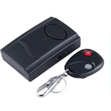 120 dB Fernbedienung, drahtloser Vibrationsalarm, Sicherheitssystem für Zuhause, Motorrad, Auto, Türen und Fenster, Diebstahlsicherung (1/4)
