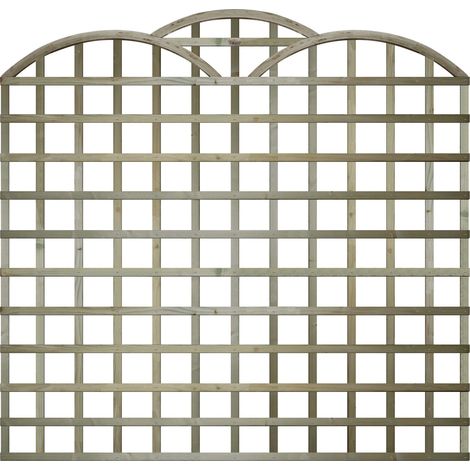6ft x 5ft Triple Dome Standard Trellis Panel (1/4)