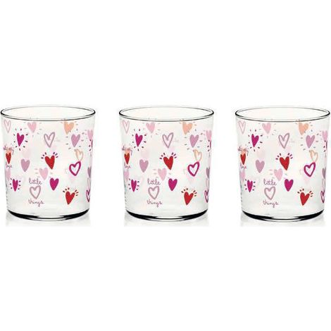 Set 6 Bicchieri da Tavola in Vetro Conic Little Things 360 cc