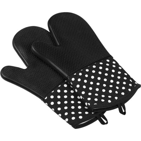 Küchenhandschuhe aus Silikon, hitzebeständige Pizzaofenhandschuhe, rutschfeste Küchenhandschuhe, 33 cm