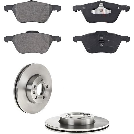 KIT FRENI ANTERIORI compatibile con SEAT ALHAMBRA (7V8,7V9) - DISCHI + PASTIGLIE OEM: P 85 061 , P 85 060 , P 85 039 / 16297 , 17114 , 17355 /SOSTITUZIONE DIRETTA/BASSA POLVERE/SILENZIOSO (1/5)