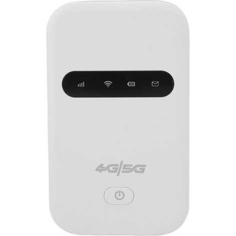 Routeur 4G LTE avec point d'accès mobile sans fil et emplacement pour carte SIM, compatible avec 10 utilisateurs (batterie 3000 mAh). (1/5)