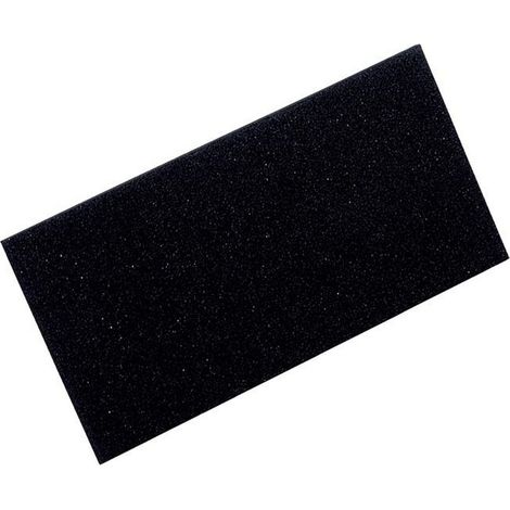 Zellgummiauflage L280xB140xS10mm schwarz (1/2)