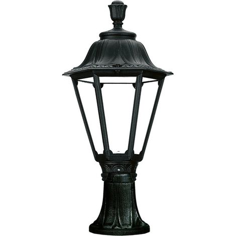 Baliza exterior clásica INDURA mediano 6 E27 42 W IP55 530 mm Negro (1/2)