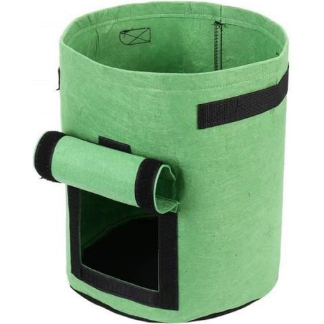 Sacs De Plantation - 23x28 cm - 4 Gallons - Rectangulaires - Pour Tomates Pommes De Terre Carottes - 5 Pièces (1/4)