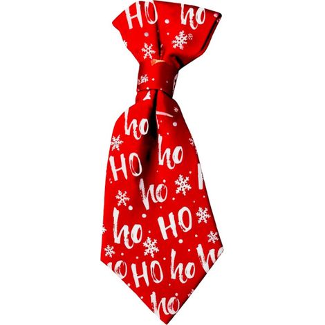 Nobby Hunde-Schlips Xmas leuchtend 6 x 15 cm rot