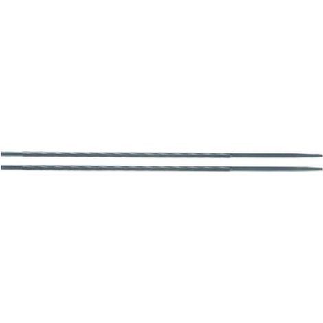Jeu de 2 limes rondes de tronçonneuse – Limes nues – Taille simple mi-douce type 2 – Acier au carbone – MOB (1/2)