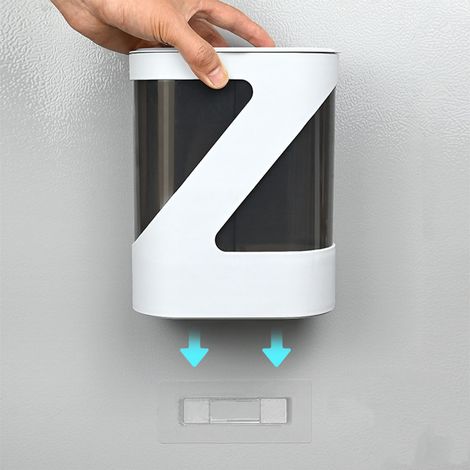 Porte-gobelets jetables pour fontaines à eau, gobelets en papier, porte-gobelets en plastique, distributeur automatique de gobelets, support de rangement sans perçage, gris-blanc (1/5)